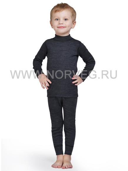 Комплект термобелья Norveg Winter детский серый - купить в  интернет-магазине Five-Sport.ru
