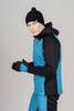 Мужская тренировочная курткас капюшоном Nordski Hybrid Hood black-light blue - 7
