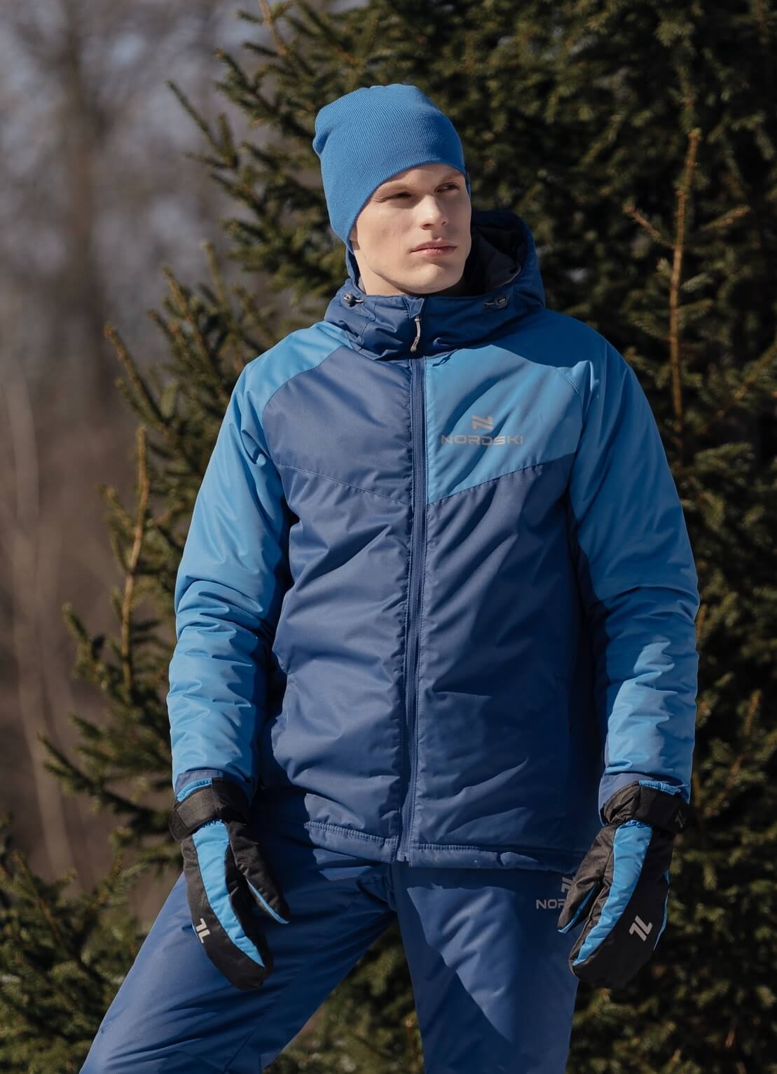 Мембранные варежки Nordski Arctic Membrane black-blue - 5
