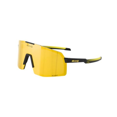 Спортивные гоночные очки 4KAAD Beat Race Zeiss black-yellow