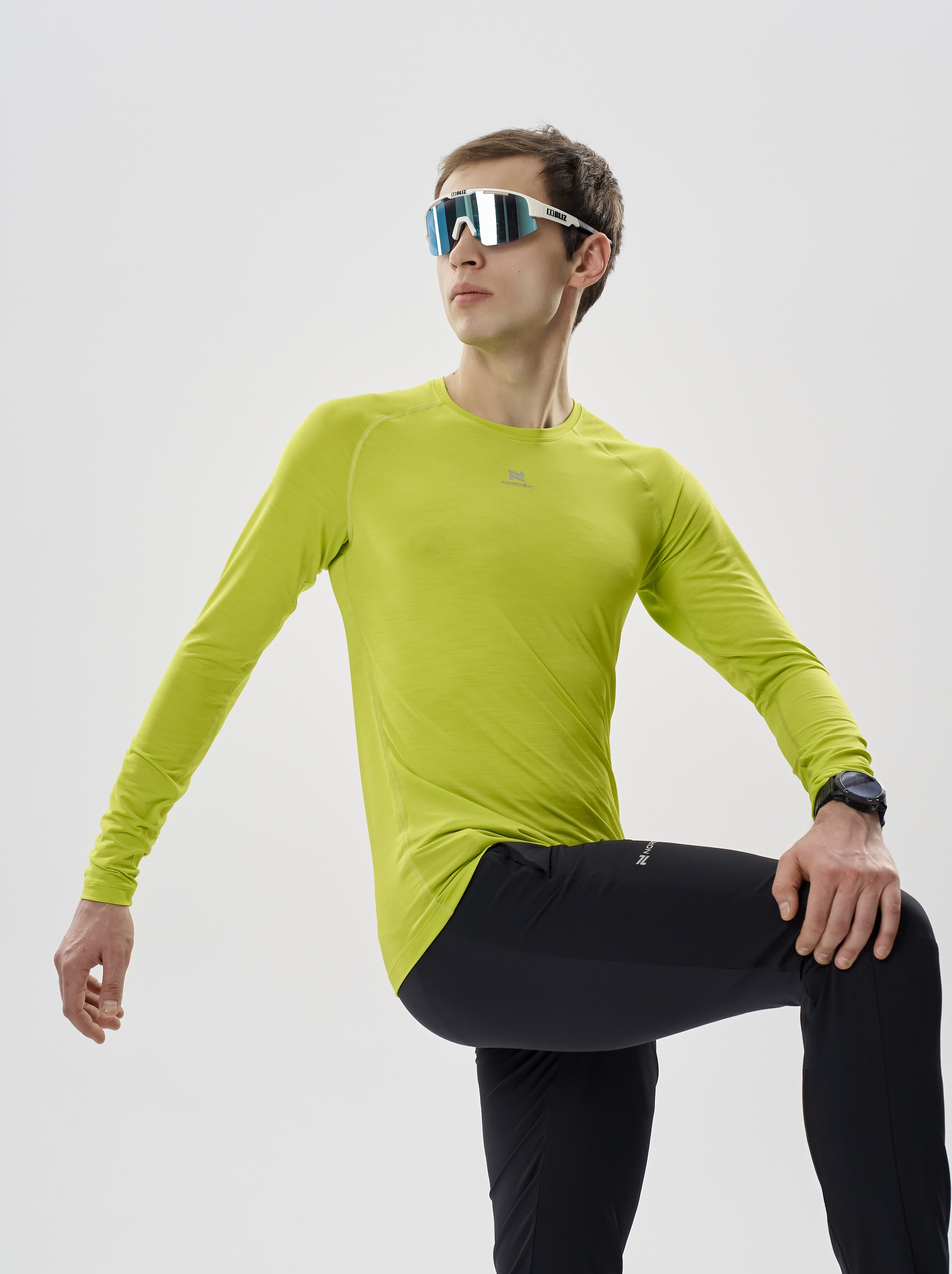 Мужской комплект для тренировок Nordski Pro 2.0 lime-black - 5