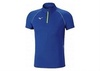Mizuno Premium Jpn H/Z Tee мужская футболка для бега синяя - 1