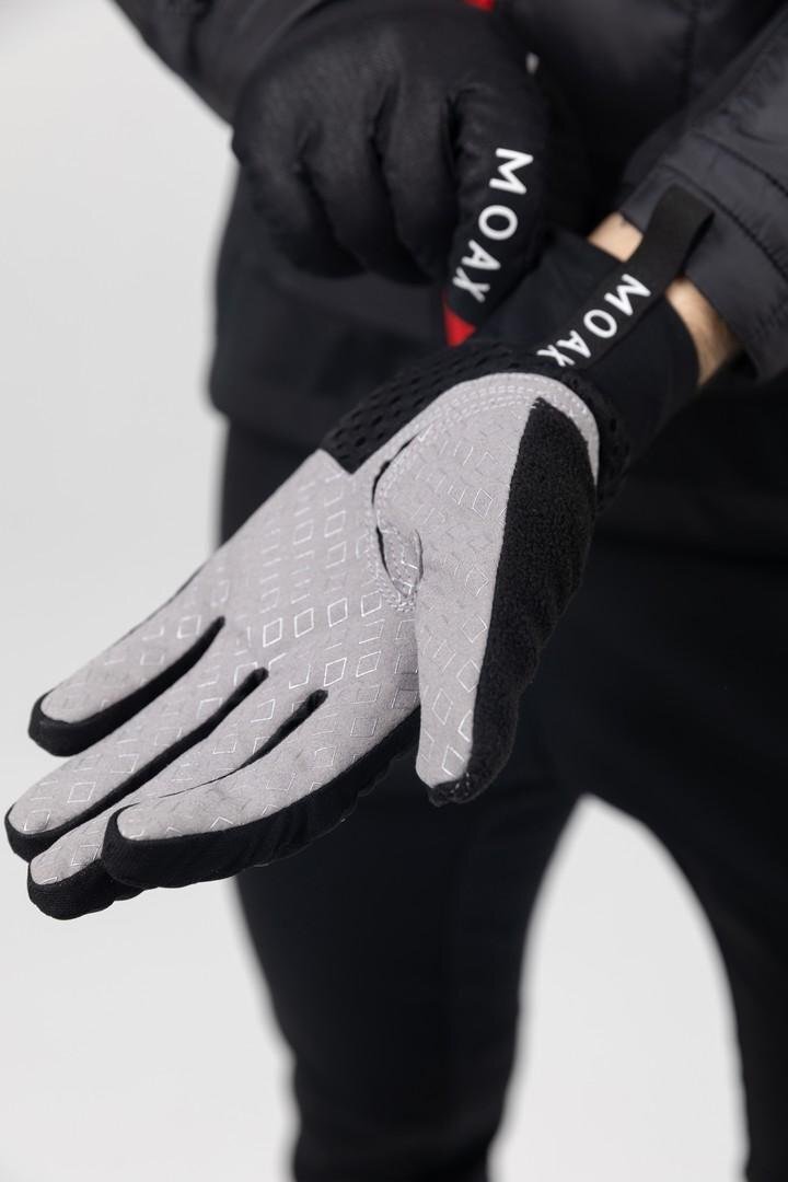 Гоночные перчатки Moax Race Warm 2.0 черные - 2