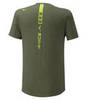 Mizuno Athletic Runbird Tee беговая футболка мужская зеленая - 2