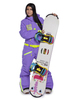COOL ZONE FOX женский сноубордический комбинезон фиолетовый - 3
