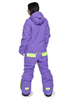 COOL ZONE FOX женский сноубордический комбинезон фиолетовый - 1