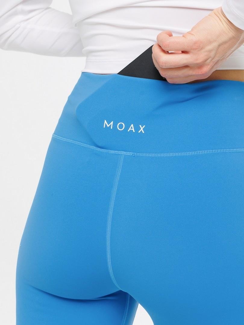 Женские тренировочные лосины Moax Concept HW васильковые - 5
