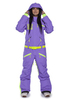 COOL ZONE FOX женский сноубордический комбинезон фиолетовый - 2