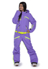 COOL ZONE FOX женский сноубордический комбинезон фиолетовый - 5