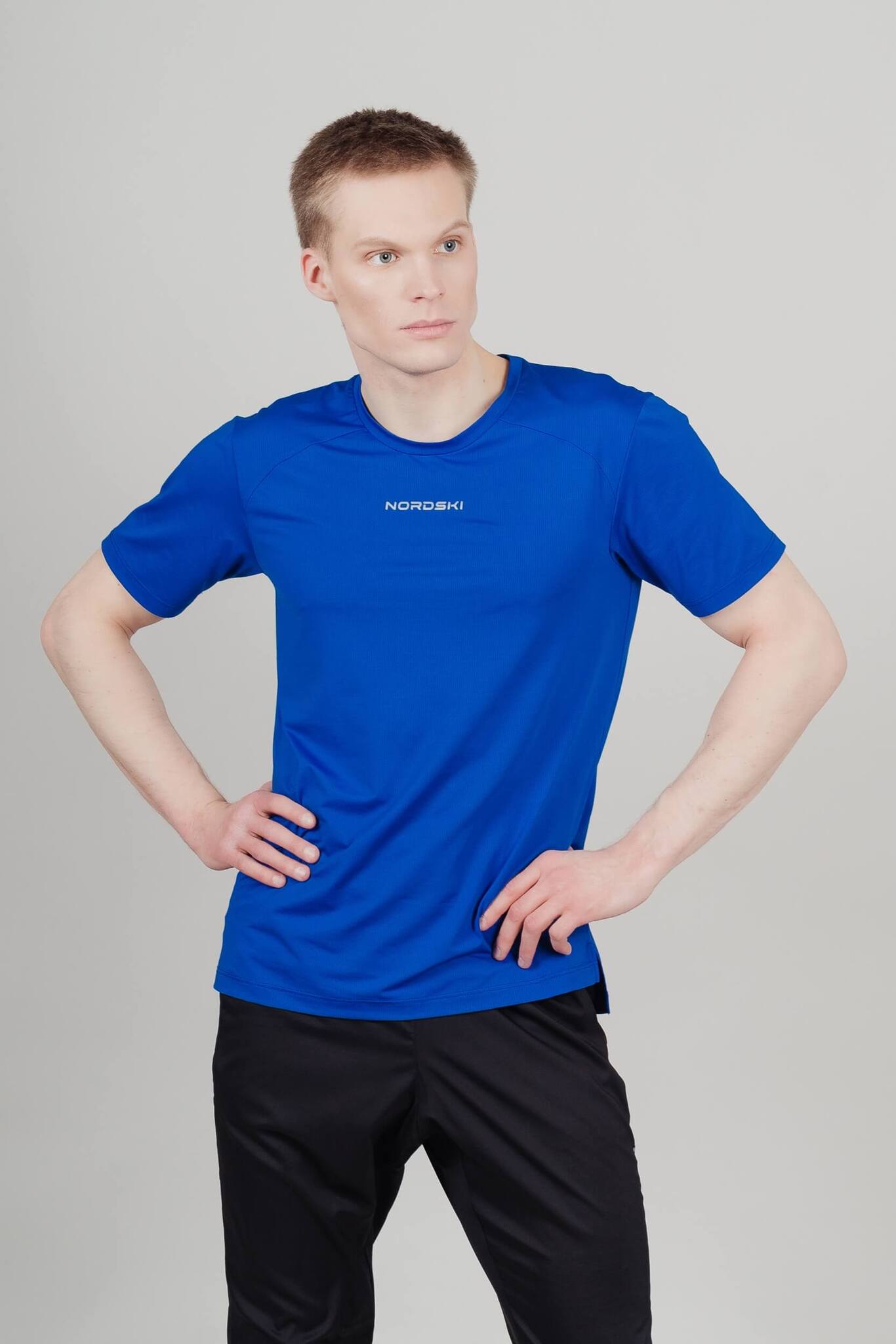 Мужская тренировочная футболка Nordski Light saphire - 2