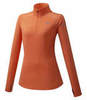 Mizuno Warmalite Hz рубашка женская оранжевая - 1