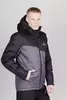 Мужская зимняя лыжная куртка Nordski Active черный-серый - 2