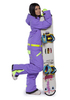 COOL ZONE FOX женский сноубордический комбинезон фиолетовый - 4