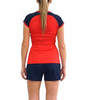Asics Volleyball Cap Sleeve Set  женская волейбольная форма красная - 2