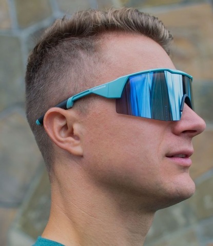 Спортивные профессиональные очки Noname Seefeld light blue