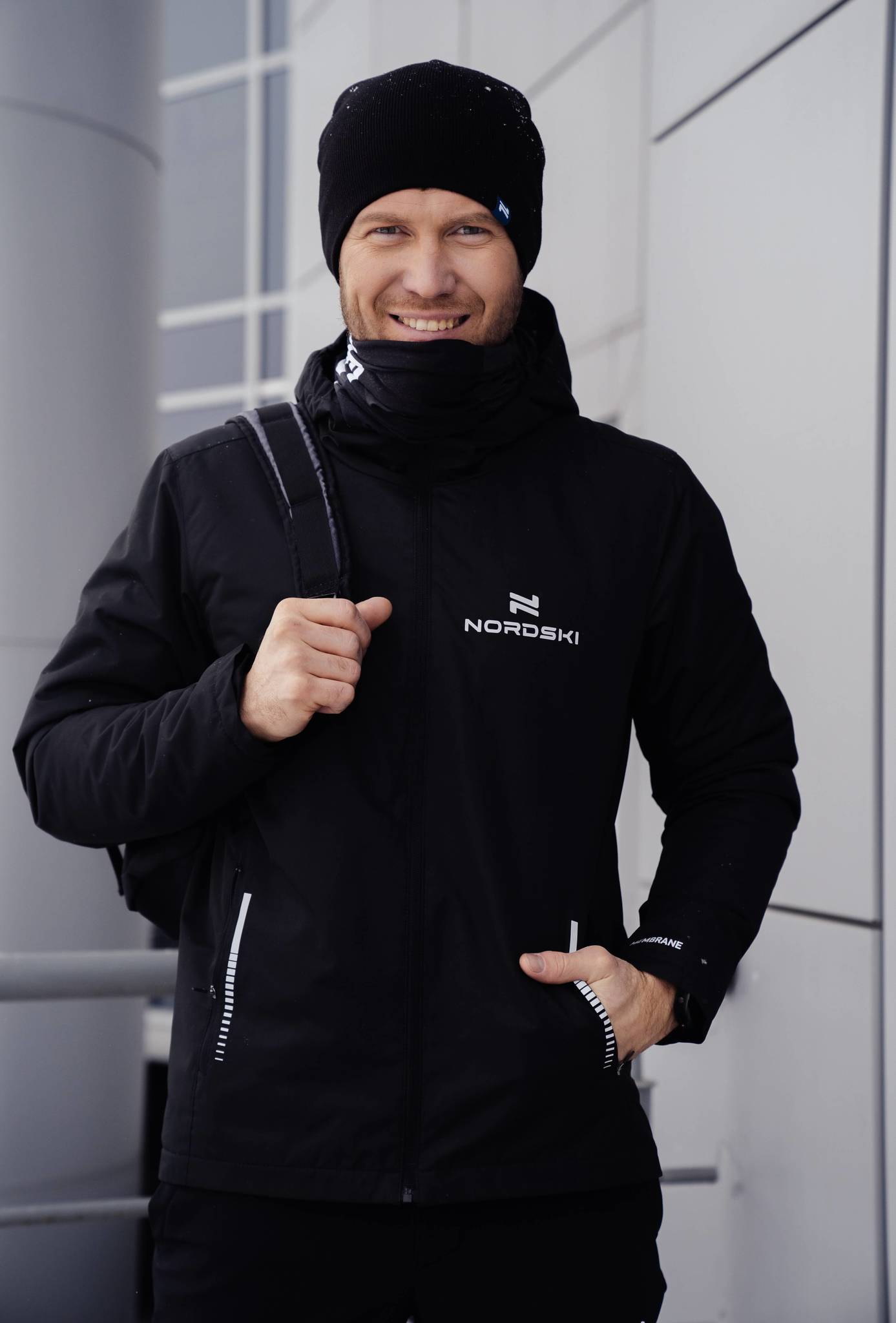Nordski Urban утепленный лыжный костюм мужской черный - 12