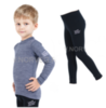 Термобелье комплект из шерсти мериноса Norveg Soft  детский (Melange-Black) - 1