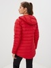 Asics Down Hooded Jacket женская утепленная куртка красная - 4