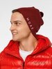 Лыжная шапка с шерстью Moax Tradition Sport бордовая - 5