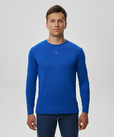 Футболка для бега с длинным рукавом Nordski Run 2.0 aster blue