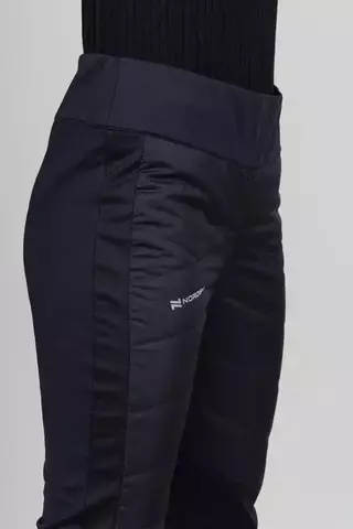 Женские тренировочные лыжные брюки Nordski Hybrid Pro черные