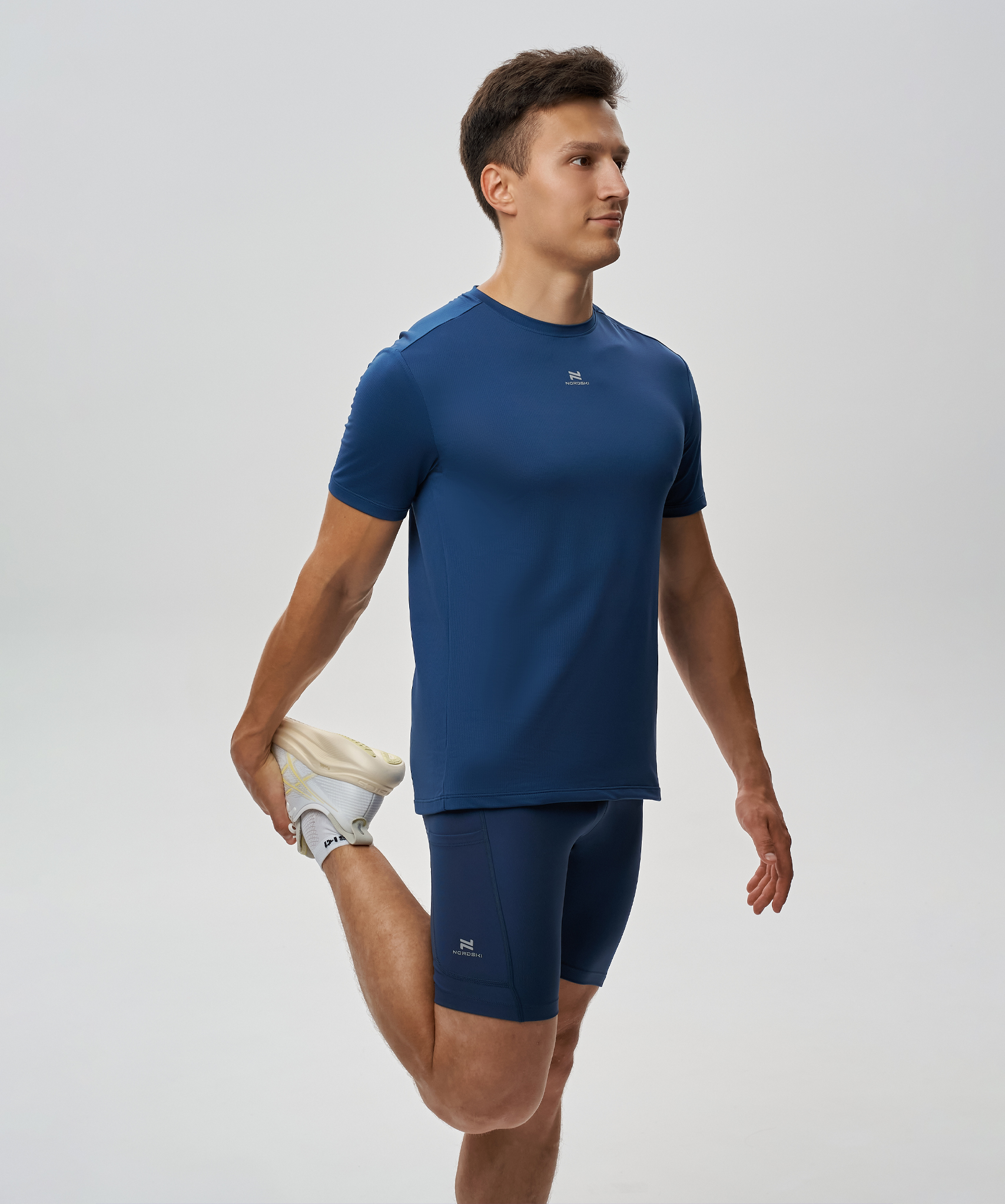Мужская спортивная футболка Nordski Run 2.0 dark denim - 3