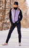 Женские тренировочные лыжные брюки Nordski Hybrid Pro черные - 7