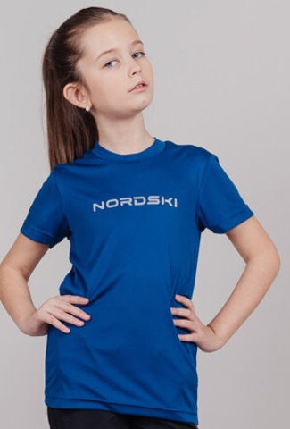 Nordski Jr Logo Run комлпект для бега детский navy