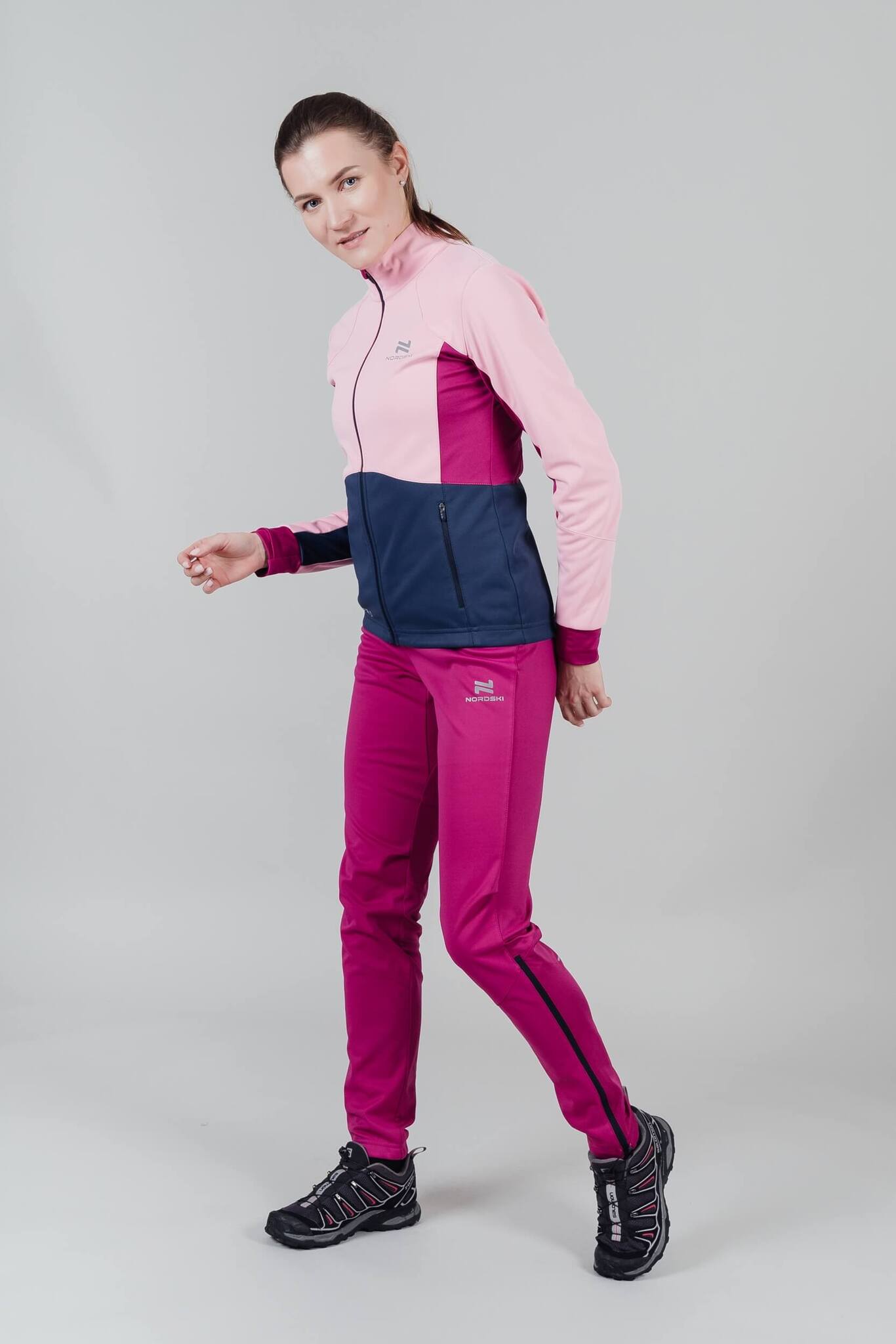 Женский лыжный костюм Nordski Pro candy pink - 3