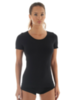 Термобелье женское Brubeck Comfort Wool футболка черная - 1