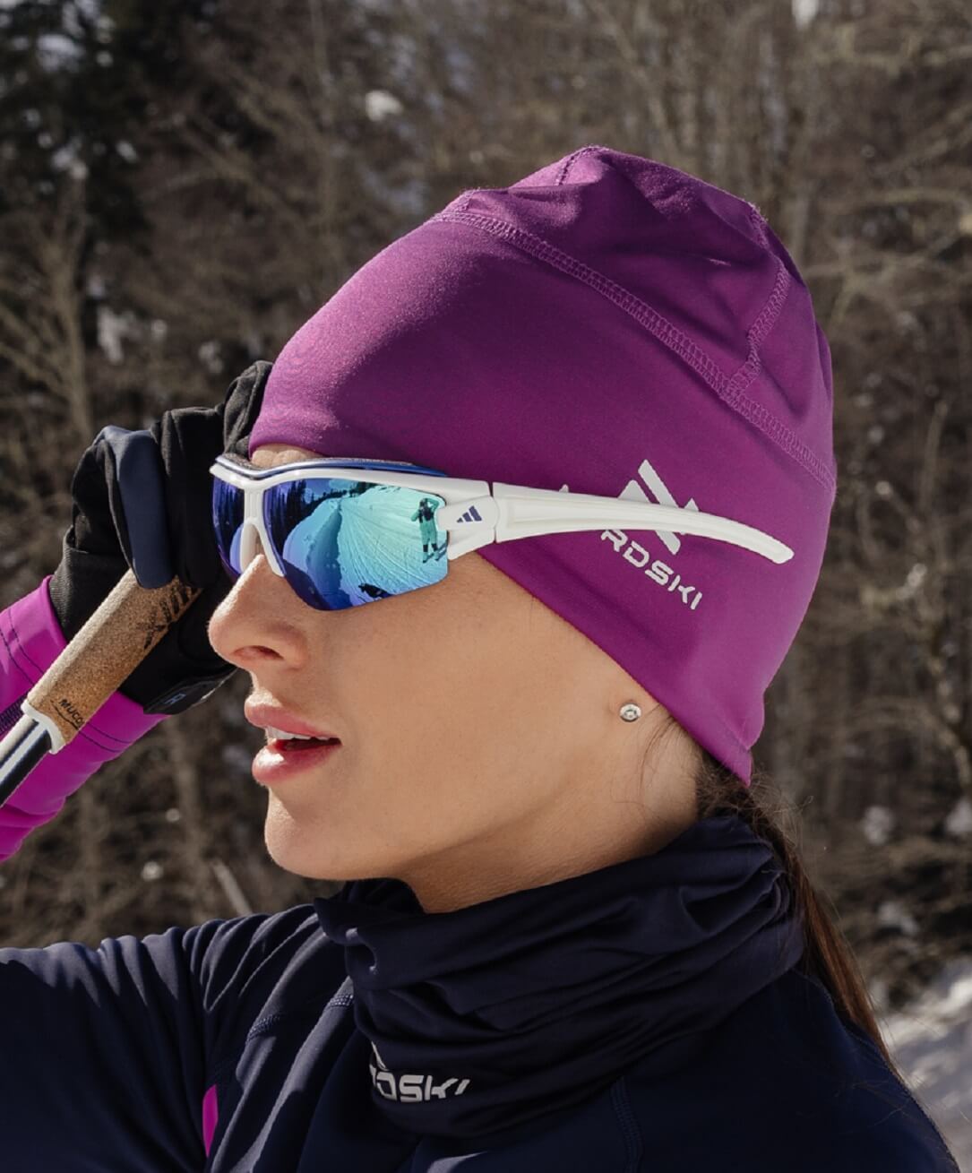 Тренировочная шапка Nordski Warm фуксия - 7