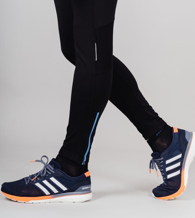 Nordski Premium тайтсы для бега black-blue - 3