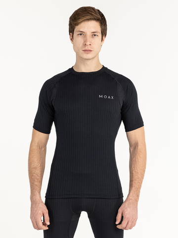 Мужской комплект спортивного термобелья Moax Active Pro black