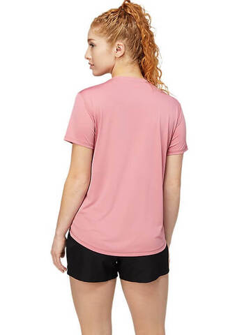 Asics Silver Top Nagare футболка для бега женская розовая