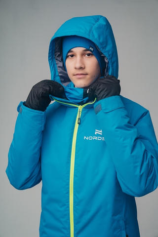 Nordski Jr Motion утепленный лыжный костюм детский blue