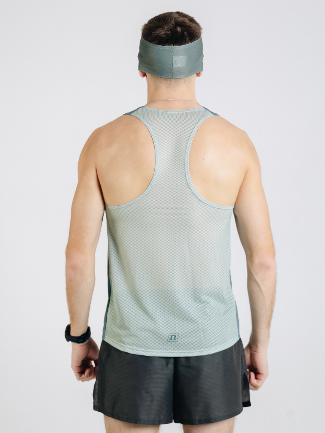 Беговая майка Noname Free Running Top 25 UX grey-green - 4