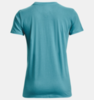 Женская спортивная футболка Under Armour UA Sportstyle Logo синяя - 5