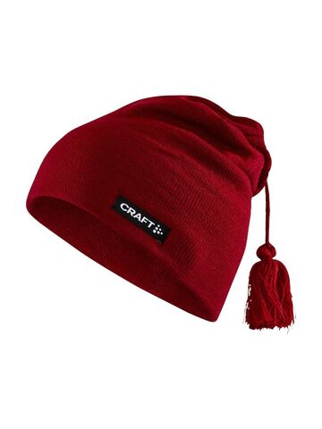Лыжная шапка Craft Classic Knit красная