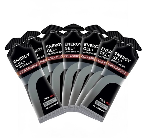 Набор энергетических гелей с кофеином GEL4U Energy GEL + Caffeine 60 г кола