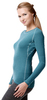 Термофутболка Norveg Soft Shirt женская с длинным рукавом голубая - 2