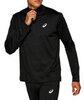 Asics Silver Ls 1/2 Zip Winter утепленная рубашка для бега мужская черная (Распродажа) - 1