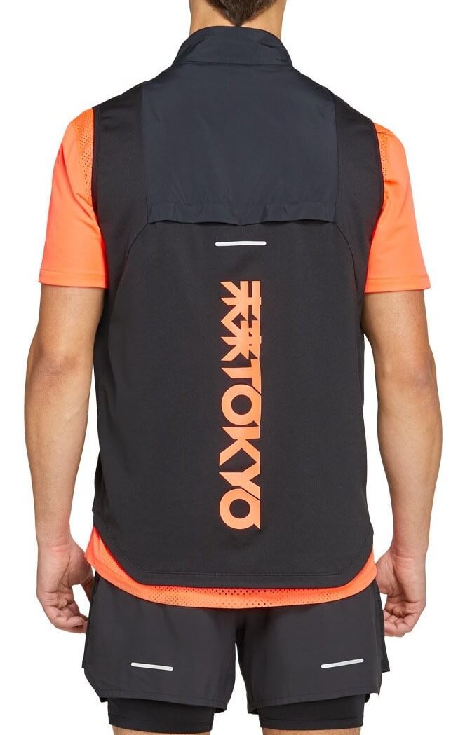Asics Future Tokyo Vest беговой жилет мужской черный - 3