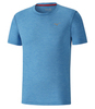 Mizuno Impulse Core Tee мужская футболка для бега голубая - 1