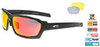 Спортивные очки goggle линия CLIZZ black/red - 1
