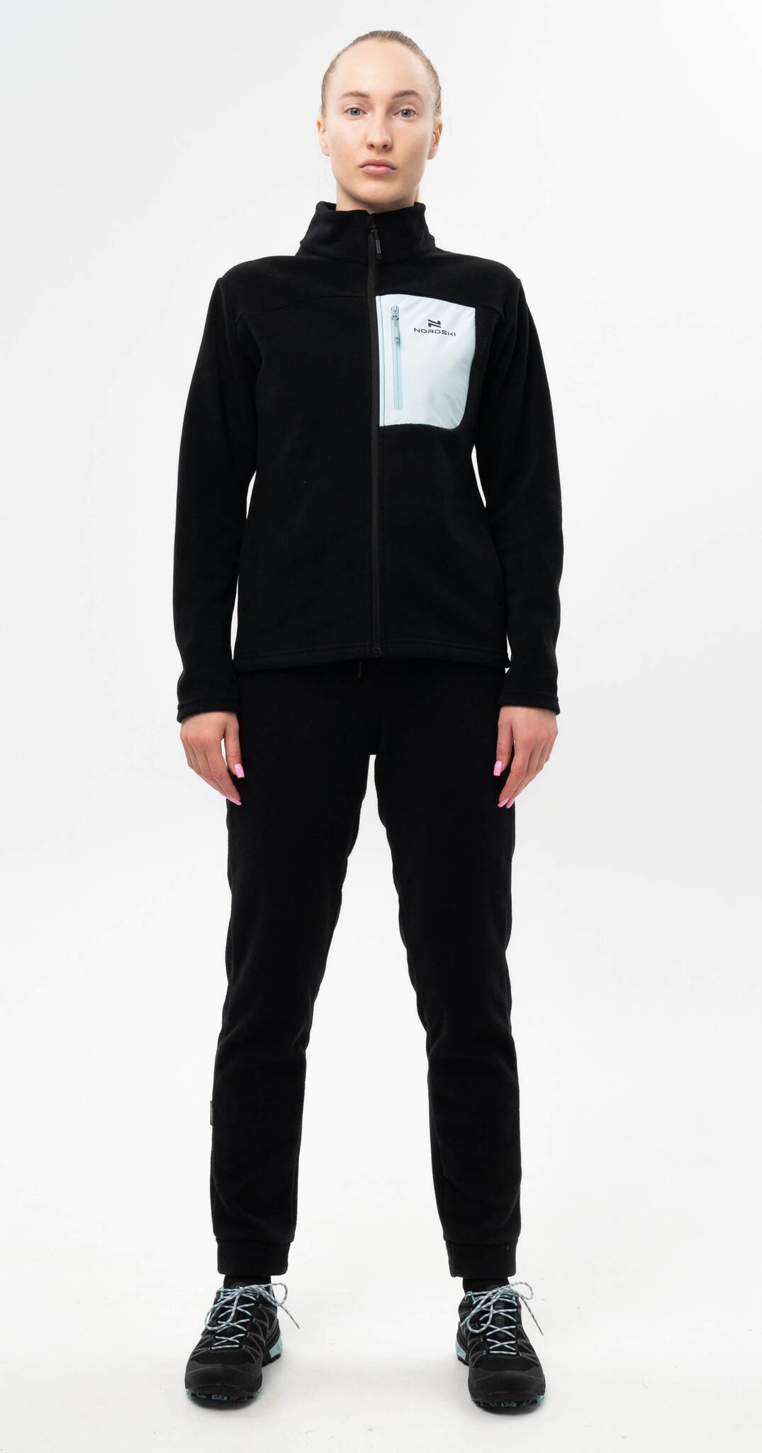 Женская толстовка Nordski Heat black-aqua - 6