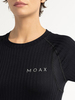 УЦЕНКА-Женская термофутболка Moax Active Pro SS черная - 7