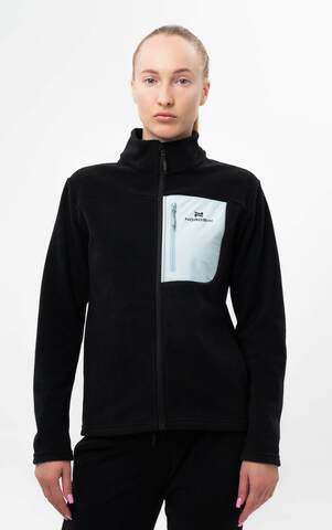 Женская толстовка Nordski Heat black-aqua