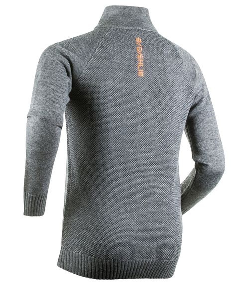 Свитер мужской Bjorn Daehlie Half Zip Cabin серый - 2