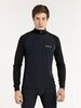 Мужская терморубашка с ветрозащитой Moax Race Wind LS черная - 1