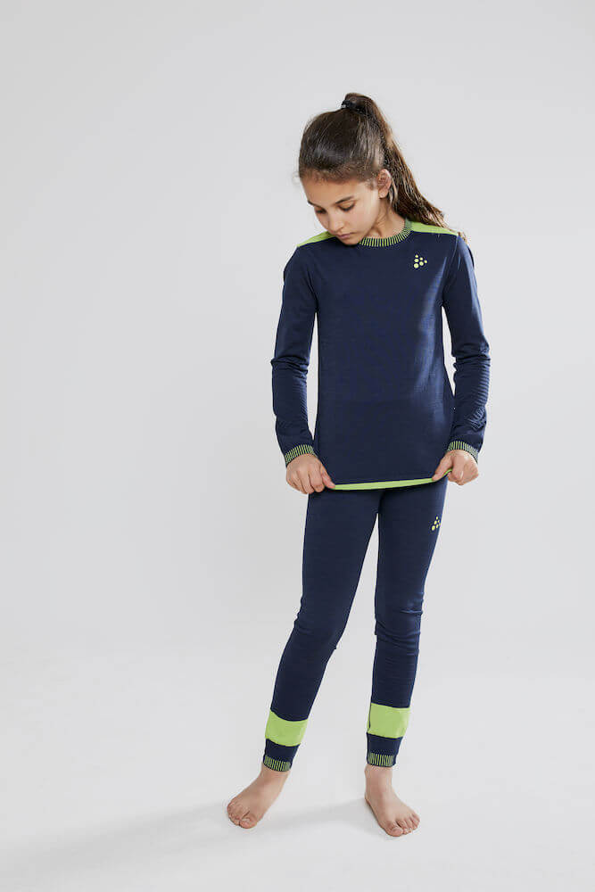 Craft Fuseknit Comfort комплект термобелья детский blue - 2